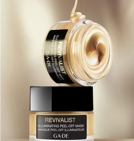 GADE REVIVALIST Illuminating Peel Off Mask - 50ml | Uncover a luminous glow with GADE's REVIVALIST Illuminating Peel Off Mask. This 50ml cosmetic wonder is your gateway to a radiant and refreshed complexion.